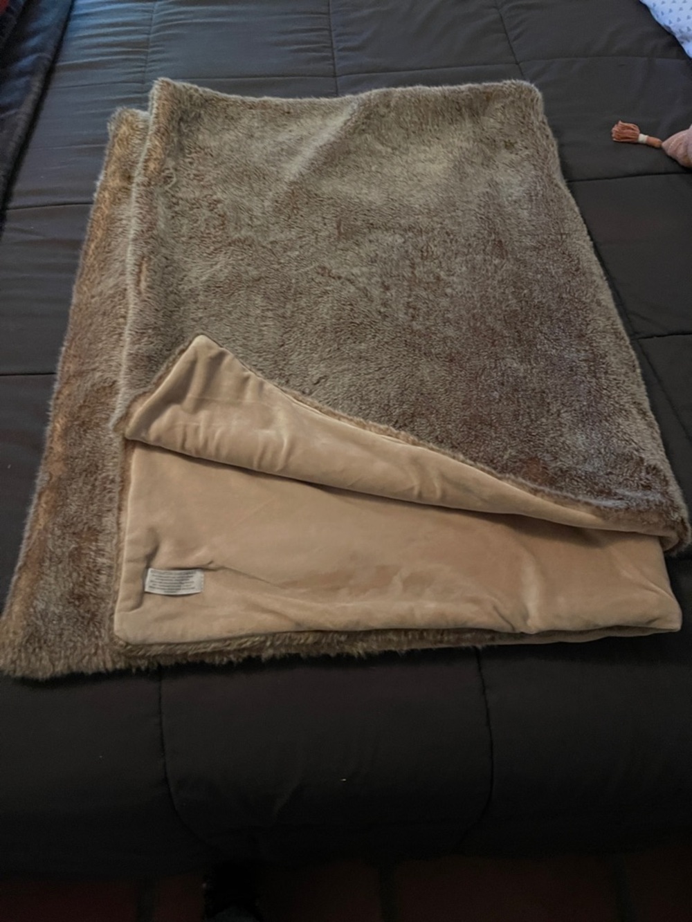 Restoration Hardware Faux Fur‎ Blanket